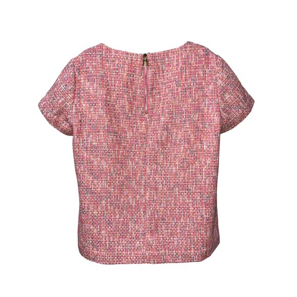 NWT Sail To Sable Neon Tweed Short Sleeve Top Size L - Picture 3 of 9